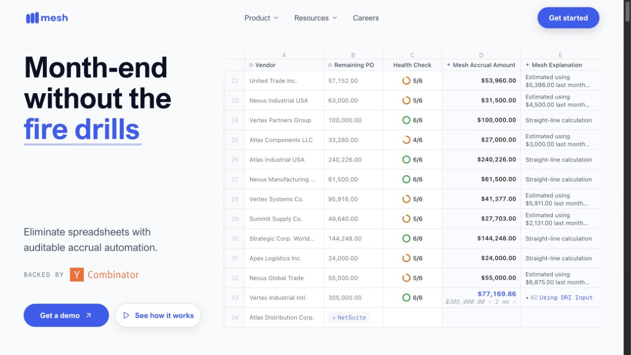 Mesh Website Design project preview