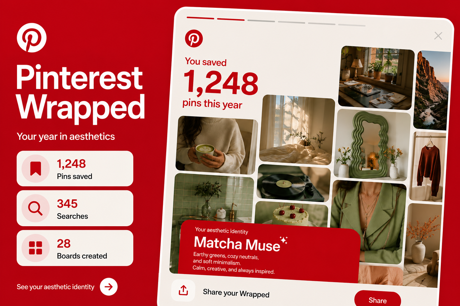 Pinterest Wrapped project preview